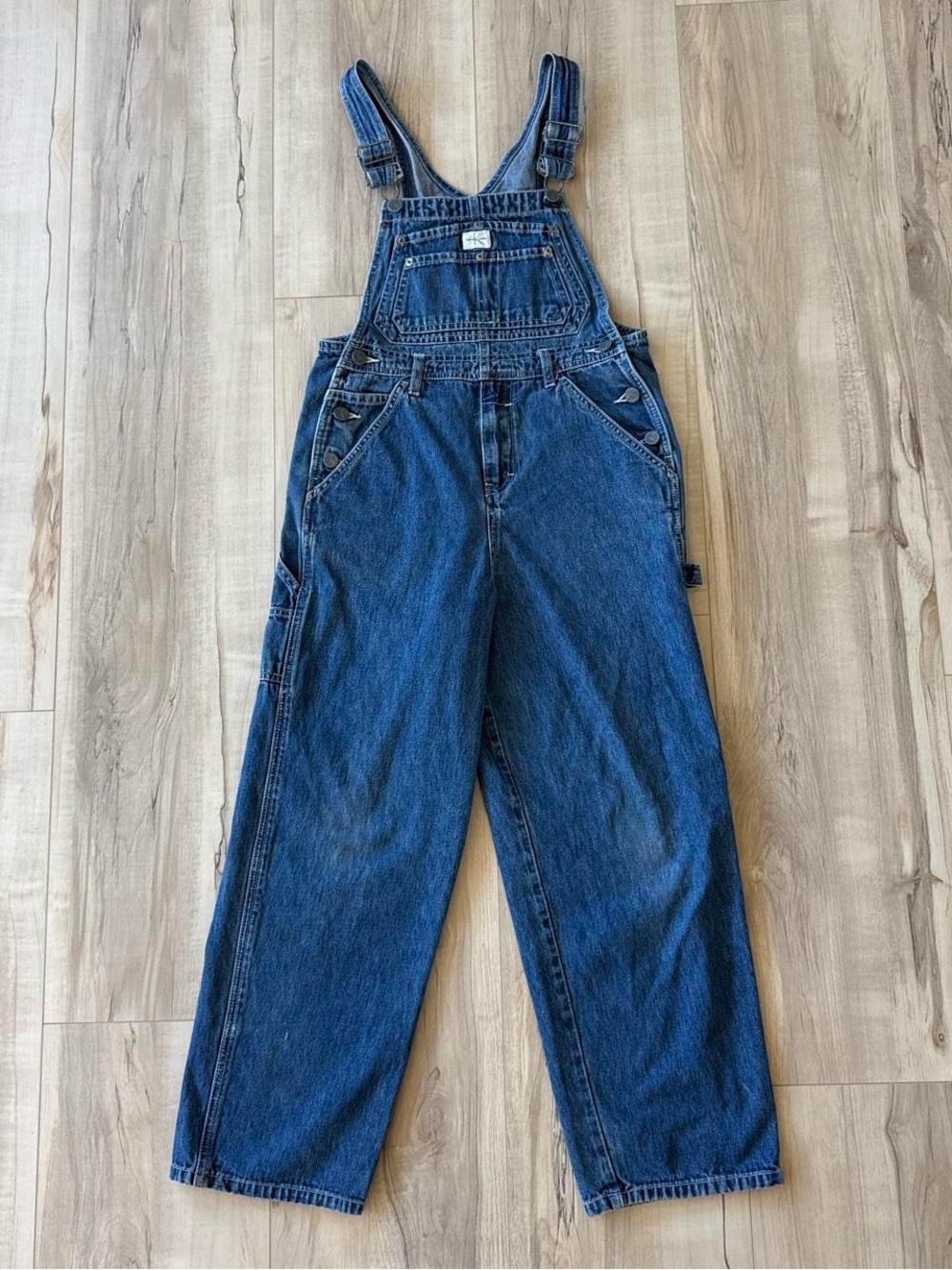 Calvin Klein Dark Blue Denim Women's Overalls